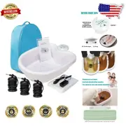 Ionic Foot Bath with Carrying Bag & 100 Liners – Spa Quality Detox Experience