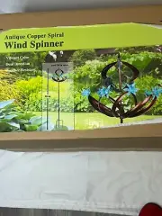 Spiral Wind Mill Spinner Kinetic Lawn Garden Decor Yard Art Ornamet 90ln