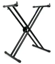 Rockville Double X Braced Keyboard Stand w Push Button Lock For Yamaha YPG-535