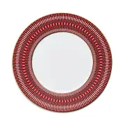Baccarat Arcadia Red Dinner Plates, Set of 2