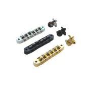 Tune-O-Matic M4 Bridge w/ Roller Saddles for Gibson Les Paul, SG, Gretsch