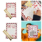 14 Things I Love About You Scratch Off Advent Calendar Valentine's Day