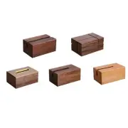 Tissue Case Tissue Box Holder Wooden Decoration European Crafts Tissue Holder