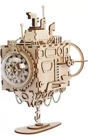 Robotime 3D Wooden Puzzle Submarine Music Box Model Kits Self Assemble new