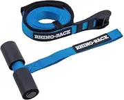 Rhino Rack Quick Tie Down Straps for Hood/Trunk with Foam and Aluminum Anchoring Roll