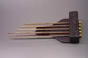 NEW WESTMINSTER CLOCK CHIME RODS WITH BLOCK - service repair movement parts