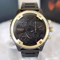 在飛比找iOPEN Mall優惠-DIESEL迪賽手錶 男士手錶 時尚潮流大直徑石英錶 黑色鋼