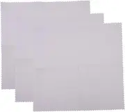 SWOOMEY 3 Pcs Light Grey Multipurpose Cleaning Cloths for Musical Instruments Lint Wiping Cloths for Pianos Guitars and Delicate Surfaces Portable and Absorbent