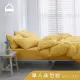 【AnD HOUSE 安庭家居】經典素色-單人床包枕套組-黃(柔軟舒適/舒柔棉)