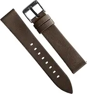 [ALPINE INTERNATIONAL] ALPINE Vegan Leatherette Watch Strap - Leather Free Watch Band - Quick Release Replacement Watch Straps - Eco-Friendly Watch Bands for Women and Men - Compatible with Regular and Smart watches