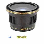 0.35X WIDE ANGLE MACRO LENS FOR NIKON D3100 D40 D80 D90 D5000 D300S D3000 D5500