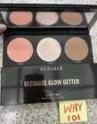 REALHER ULTIMATE GLOW GETTER CHEEK TRIO 3x0.16 oz blush highlighter bronzer NIB