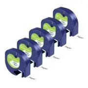Label Tape Replace for Dymo Label Maker Refills Letratag, 1/2" x 13ft(12mm x 5