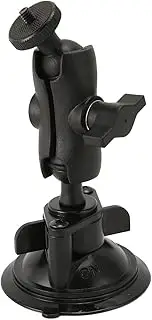 Suction Cup Car Mount, 1/4 Inch Thread Car Camera Mount Holder, 360 Degree Rotation, Car Windshield Dash Cam Suction Mount for Insta 360, Quick Installation