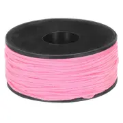 1.18mm x 164 Feet Paracord Micro Cord Rope 100 LB Braided Cord, Pink