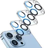 Giftorld [3 Pack Camera Lens Protector for iPhone 15 Pro/15 Pro Max,9H Tempered Glass,Anti-Scratch,Case Friendly,Night Circle,No-Bubble HD Clarity,Full Cover