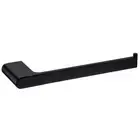 MATT BLACK GAMA ROUND HAND TOWEL BAR RAIL BATHROOM WALL MOUNTED BRASS ZINC
