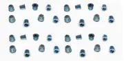 32 Pack 5/16-18 Wood Insert Nuts W/Flange - Hex Drive - 25/64" Hole I-NUT3125F