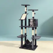 i.Pet Cat Tree Tower Scratching Post Scratcher Wooden Condo House Bed Toys 171cm