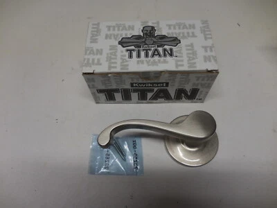 NEW Kwikset Titan Brushed Satin Nickel Commonwealth Dummy Door Handle Left Hand