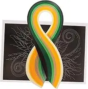 PLAFOPE Paper Quilling Kit Flowers Strips Quilling Materials for Handmade Decor Craft Projects