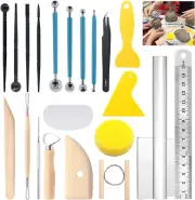 (22Pcs) - Glarks 22Pcs Carving Modelling Clay Sculpting Tools Set Including C...