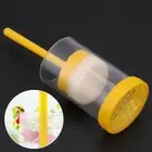 1PC Beekeeping Useful Queen Bee Marker Marking Cage Boxes Plastic Yellow Bot- ZW
