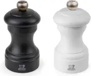Peugeot Bistro Duo Manual Salt and Pepper Mill Set - Classic Black/White