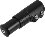 Ergonomic Bicycle Handlebar Accessory Extender Fork Stem Height Adjuster for Comfortable Riding Black Universal Compatibility