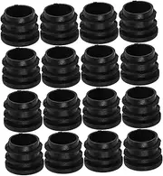 FUNOMOCYA 100pcs Protector Screw Hole Plugs Shelf mat Hole Cover Plastic Chair Furniture Hole Plugs Stainless Steel Plastic Stool Outdoor Chair Flat Plugs Floor mat Chair Leg caps