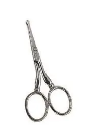 Pro Stainless Steel Ear Nose Eyebrow Hair Cutting Scissor Shears Beauty Tool