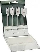 Bosch Accessories 4 pcs. Spade Bit Set (for Wood, Softwood, Acoustic Panels, 16/22/25/32 mm, Length 160-165 mm, with Centring Tip, Dual Cutting Edge, Accessories for Drills)