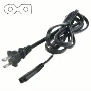 2 Prong Polarized Power Cable Cord for Vizio Sharp Sanyo Emerson LED LCD TV