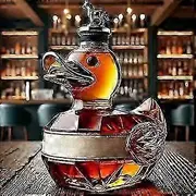 Funny Whiskey Decanter, Funny Whiskey Duck Bottle, Red Wine Decanter, Unique Container for Scotch Whiskey, Whiskey Water Vessels 10*7.6cm Wine Deca...