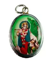 Pendant Krishna Amulet God Hindu Supreme Amour Sympathy Blessed - 26106