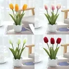 Simulated Tulip Artificial Tulip Flowers Fake Plants Tulip Flower Bonsai Home