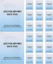 NOLITOY 20pcs Wax Remover Wipes for Post-wax Care Cleansing Calming Oil Wipes for Facial Body Skin Care Portable Convenient