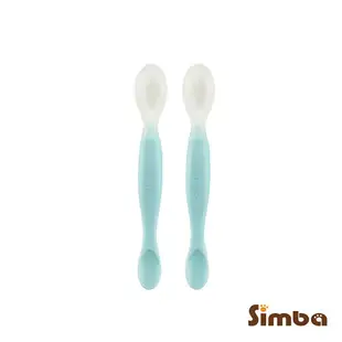小獅王辛巴 啵啵軟質湯匙2入 藍/粉 兩色