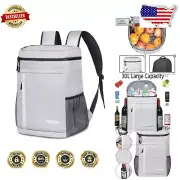 Ergonomic Leak-Proof Cooler Backpack for Fishing, Hiking & Travel - 30L Capacity