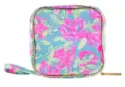 NWT Lilly Pulitzer Cord Charger Earbuds Travel Cosmetic Make Up Toiletry CASE