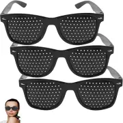 Fajoek Grid Glasses, Pinhole Glasses, Eye Trainer Hole Glasses, Grid Glasses ...