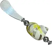 Shell Pearl Snail Fork - Shell Spoon, Retro Stainless Steel Sugar Spoon for Stirring, 16 cm Salad Fork with Natural Clam Shell Handle and Shells, Coffee, Espresso