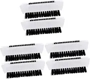 Healeved 6pcs Comfortable Fingernail Brush Double-sided Nail Cleaning Brushes for Scrubbing and Hygiene for Home and Salon Use and Easy to Handle