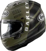 Arai RX-7V Evo Maverick Oakley, full face helmet , color: Matt Dark Green/Black , size: M