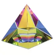 Ownmy Crystal Pyramid Iridescent Suncatchers Crystal Prism 60MM / 2.4