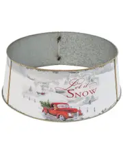 Gerson International 27.75-In L Metal Holiday Design Tree Collar K/D C