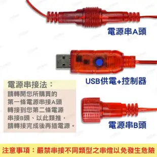 【六分埔禮品】10掛冰條燈-小福字+圓環+燈籠/USB多功能+搖控器-單入組(新年龍年春節裝飾吉祥擺飾造型佈置)