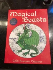 MAGICAL BEASTS Color Fantastic Creatures Mythical Monsters Dragons COLORING Kit