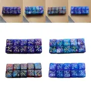 10 Pieces Acrylic Symbol Dice Add Subtract Dice Standard Dice Math Teaching