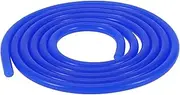 X AUTOHAUX Silicone Vacuum Tubing Hose Automotive Vacuum Line High Temperature 6Ft 1/8" 3mm ID 2.5mm Thickness 1 Pcs Blue 130PSI Max Pressure